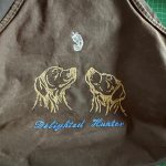 Dieses wurde nach einer Zeichnung in eine Stickdatei umgesetzt